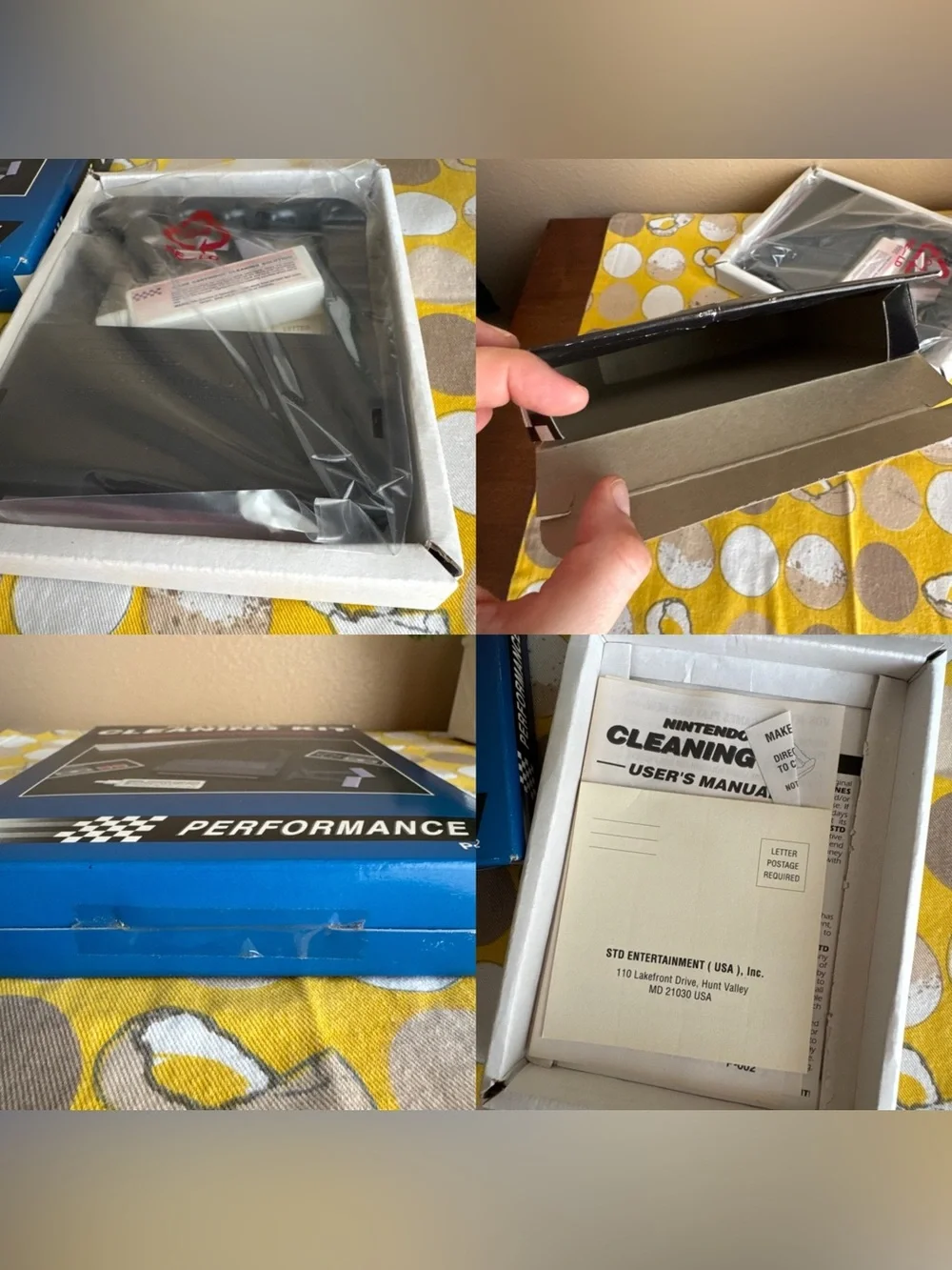 NIB Vintage Performance Nintendo Cleaning Kit